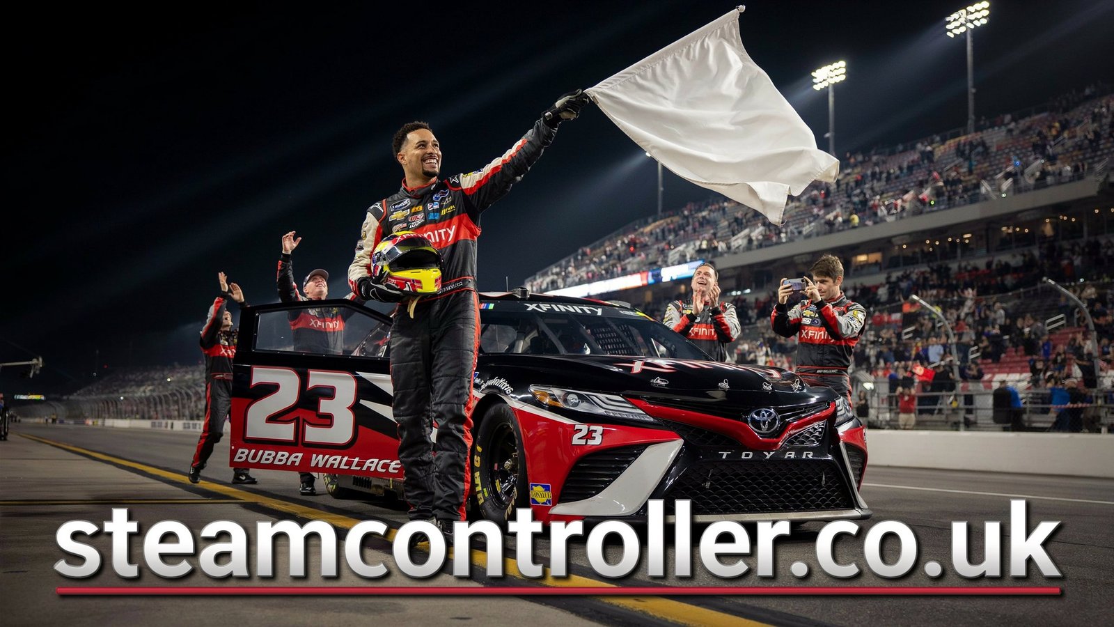 Bubba Wallace White Flag