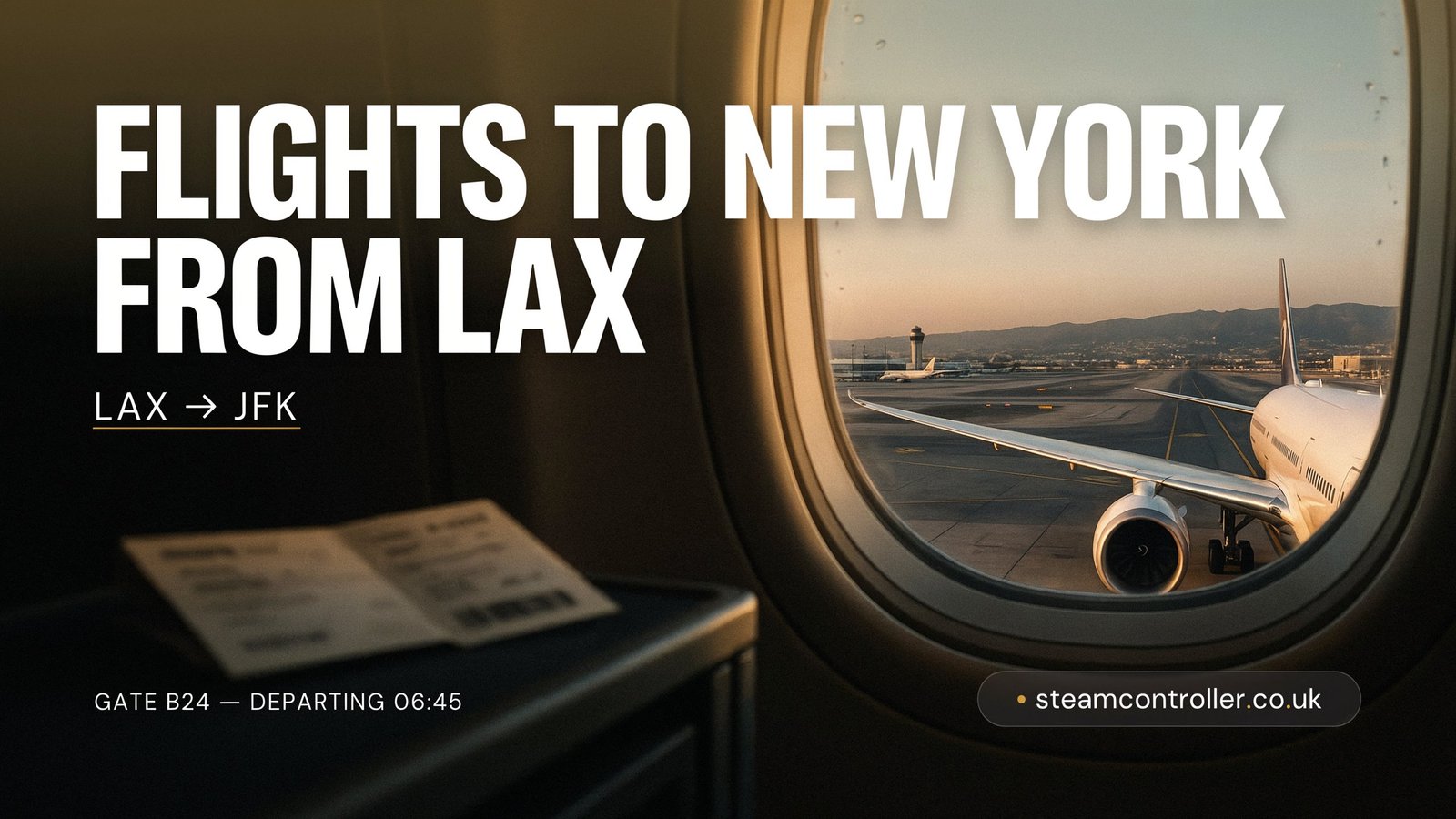 Flights to New York from LAX