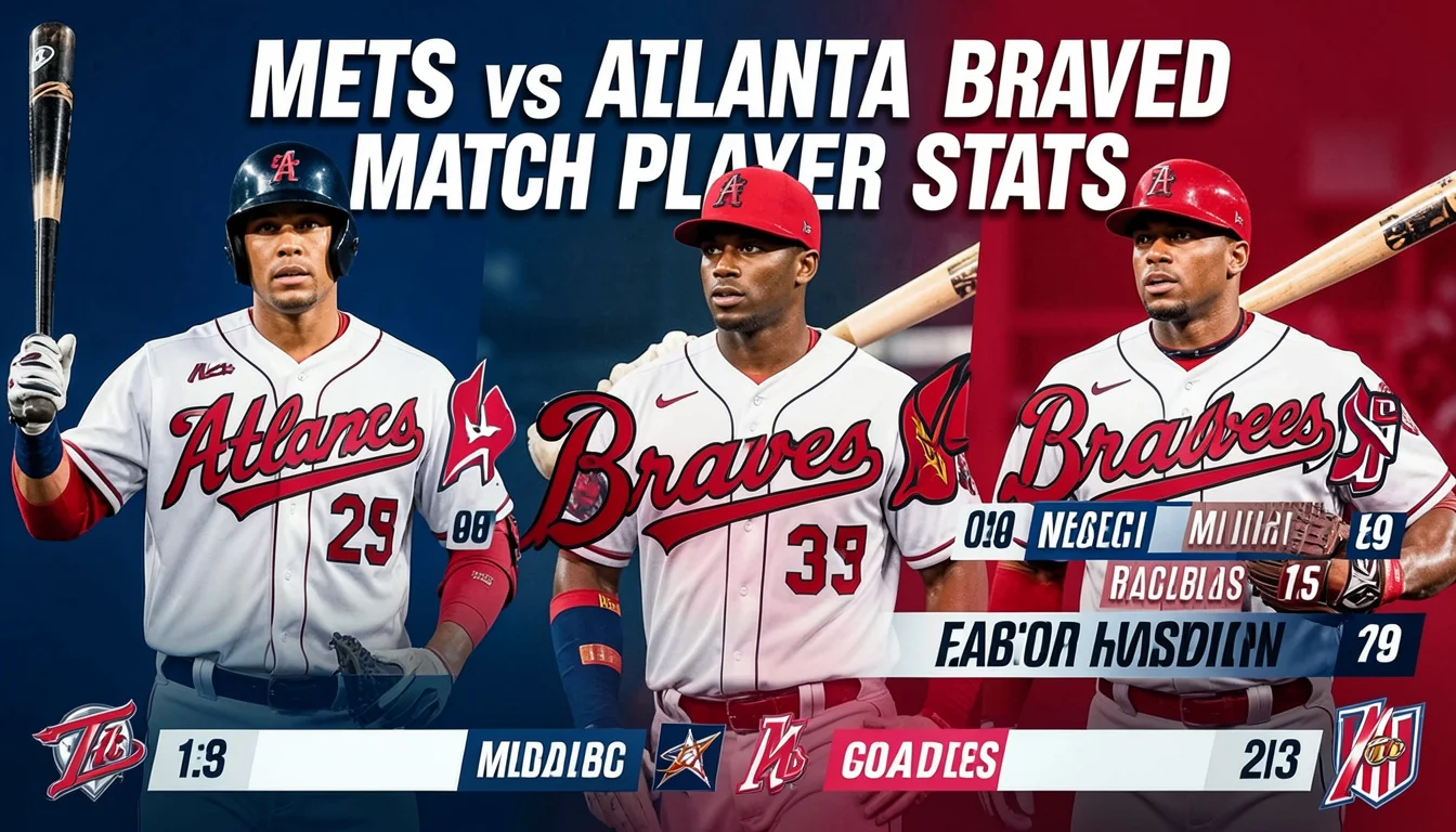 Mets vs Atlanta Braves Match Player Stats