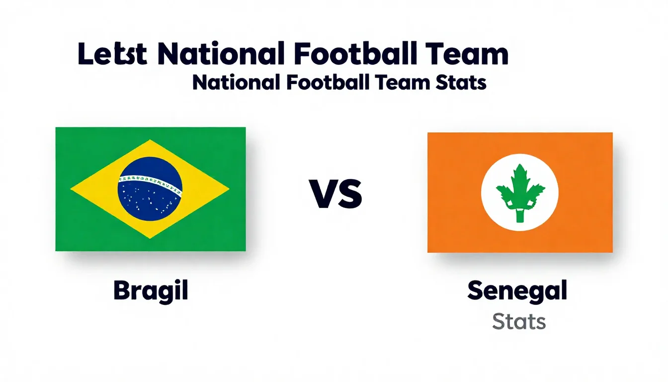 Brazil National Football Team vs Senegal National Football Team Stats